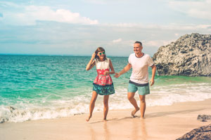 Couple on beach
